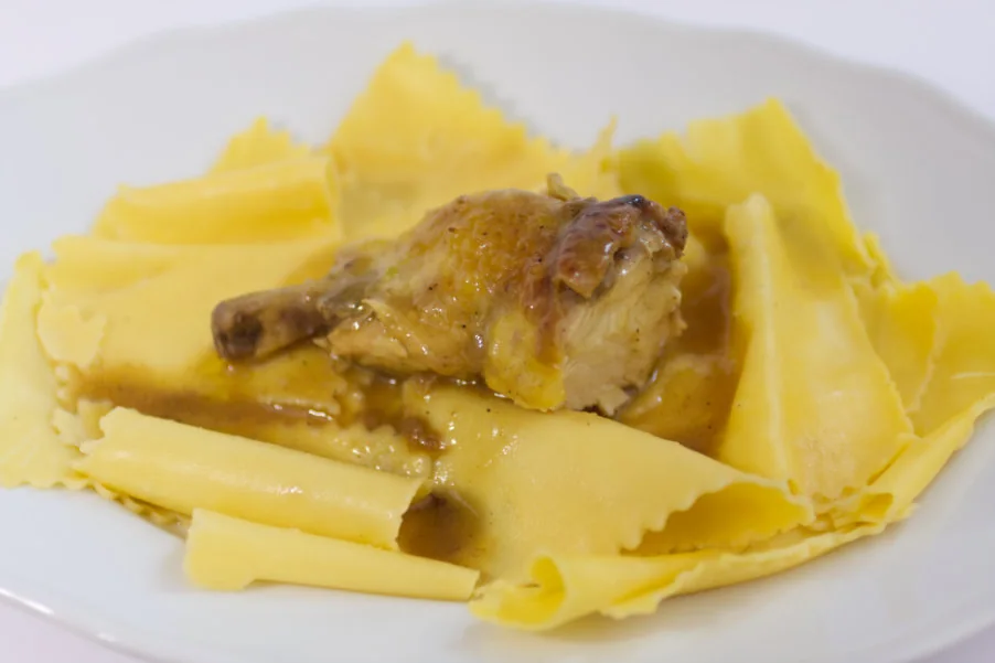 Blecs cul gial fotografati dalla Trattoria Blanch